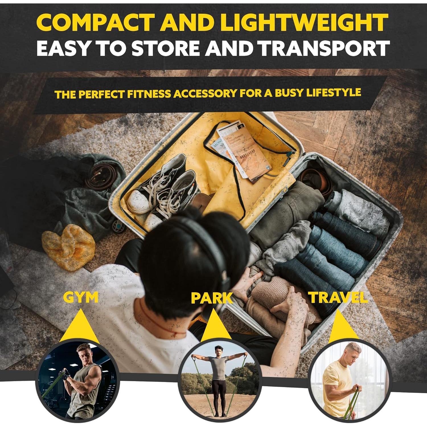 Bandas de Resistencia Tribe Lifting - Juego de 5 Bandas