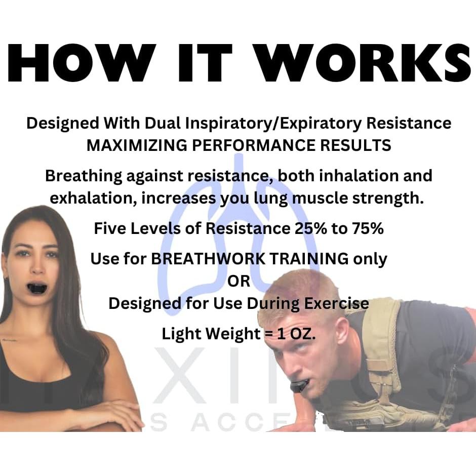 Dispositivo de Ejercicio de Respiración Maximus 0.03 kg