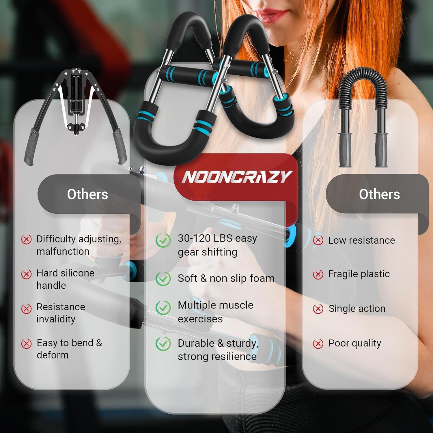 Entrenador de Brazos NOONCRAZY Arm-2 Ajustable 30-120 lbs