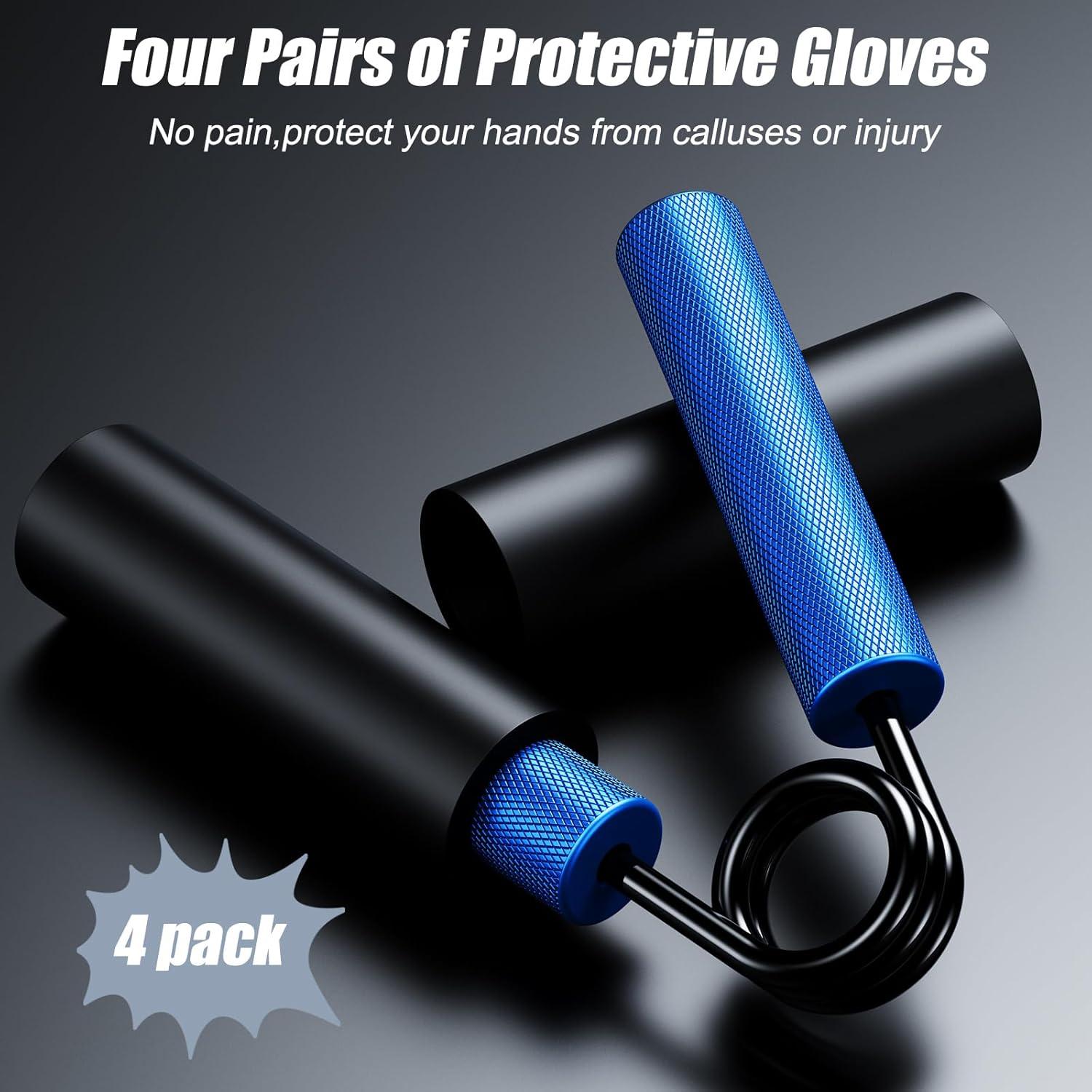 Entrenador de Fuerza de Agarre ZEAGUS 4 Pack 22-90 kg