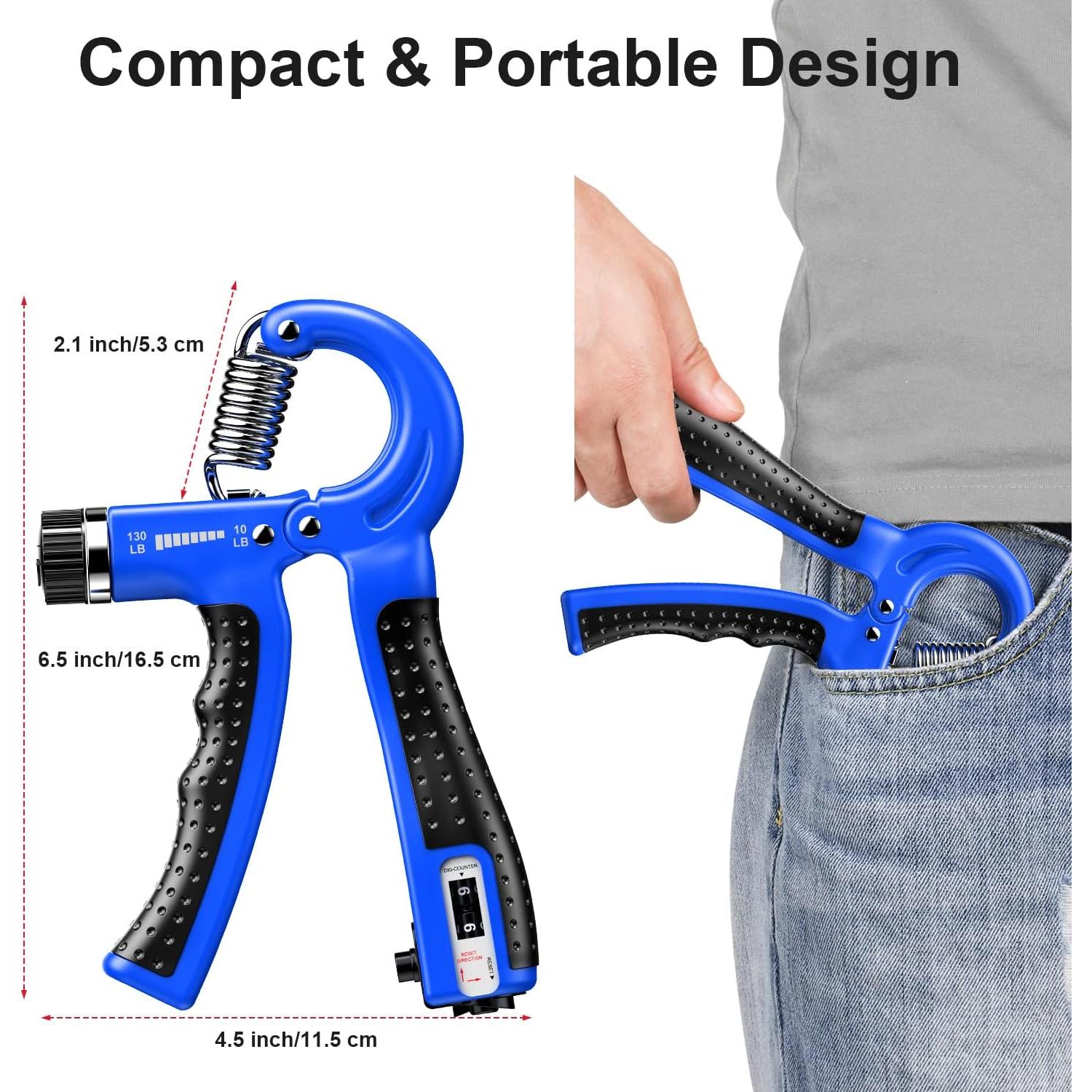 Fortalecedor de Agarre KDG P-01 2 Paquetes 4,54-59 kg