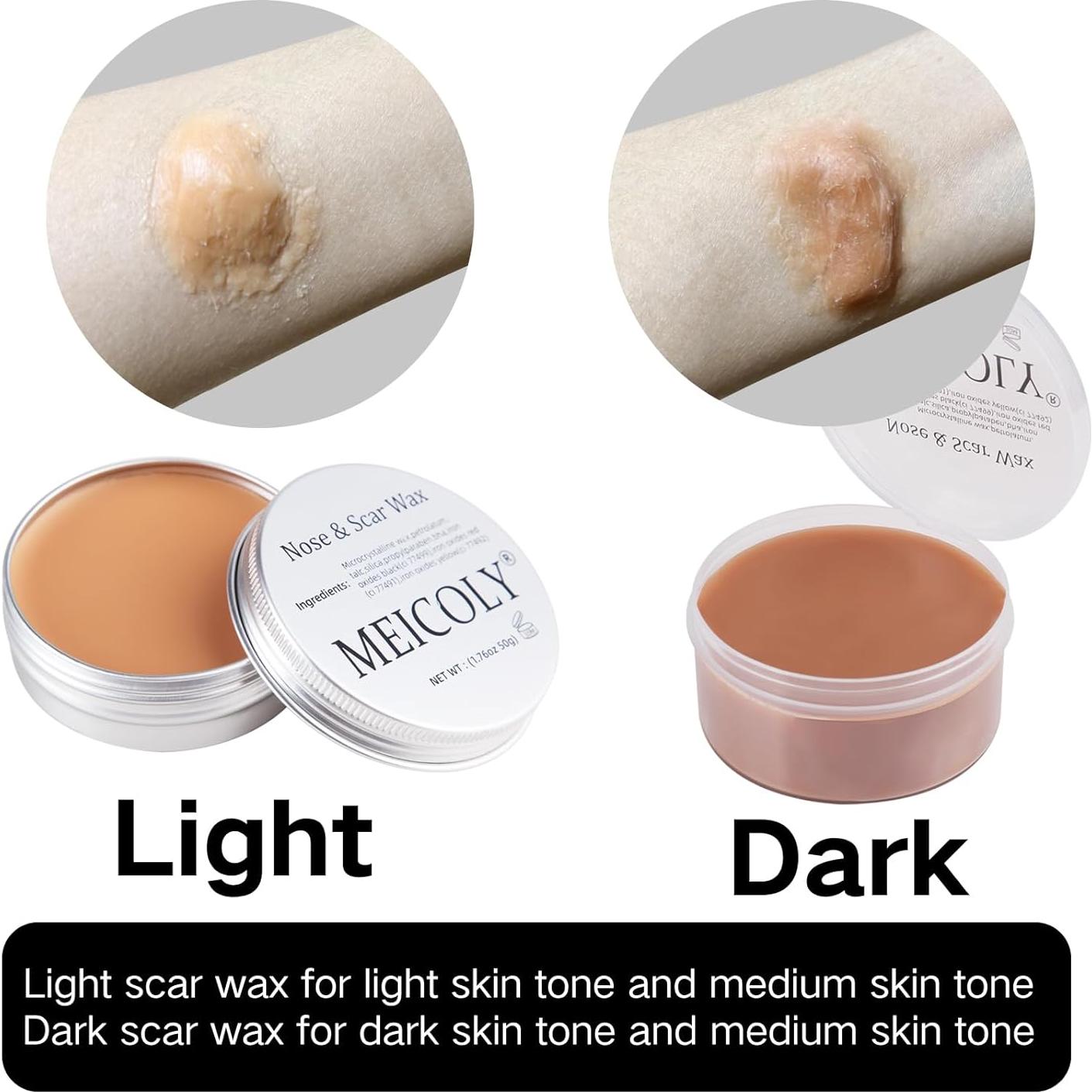 Cera para Cicatrices MEICOLY 50g Maquillaje Efectos Especiales