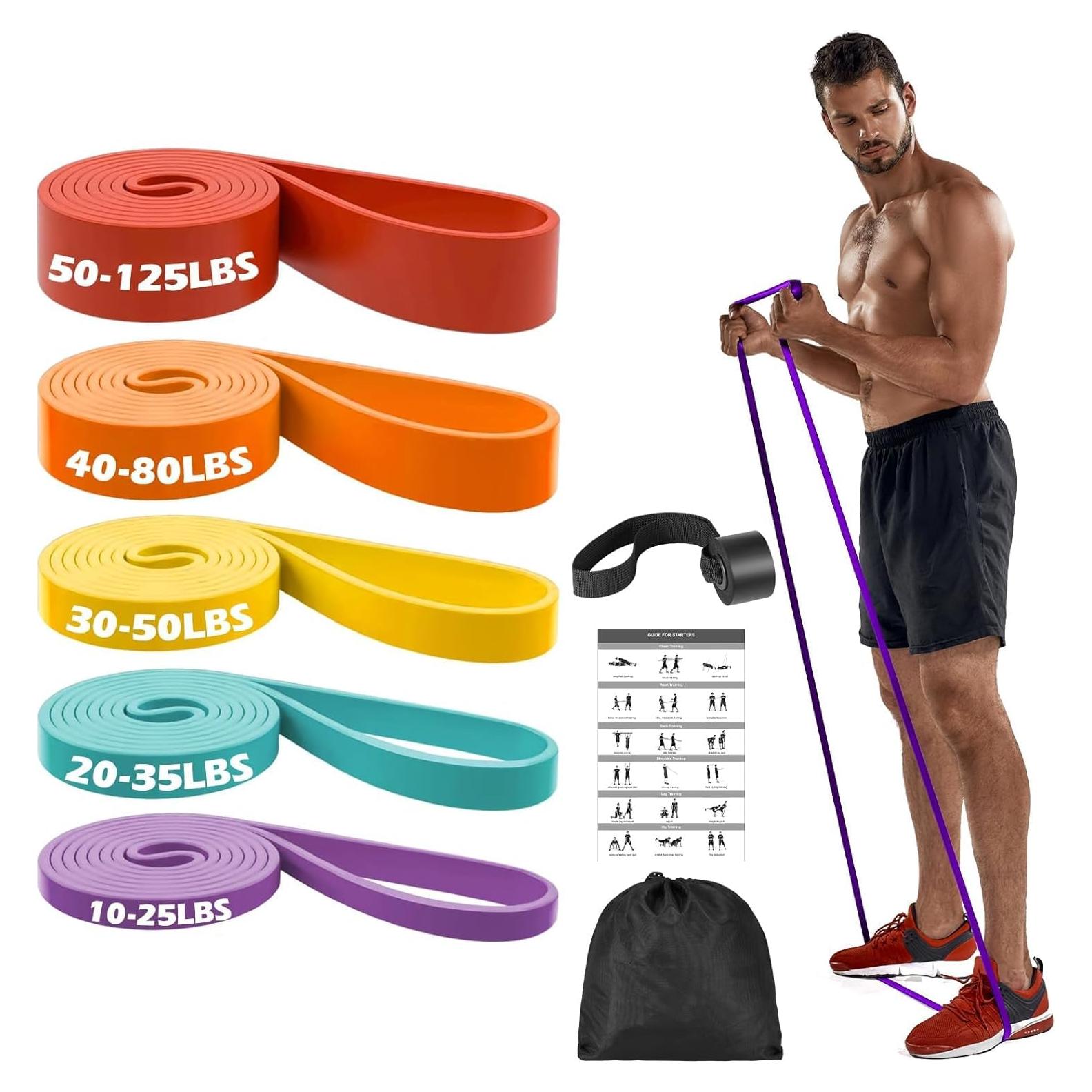 Bandas de Resistencia Zacro 5 Niveles para Ejercicio