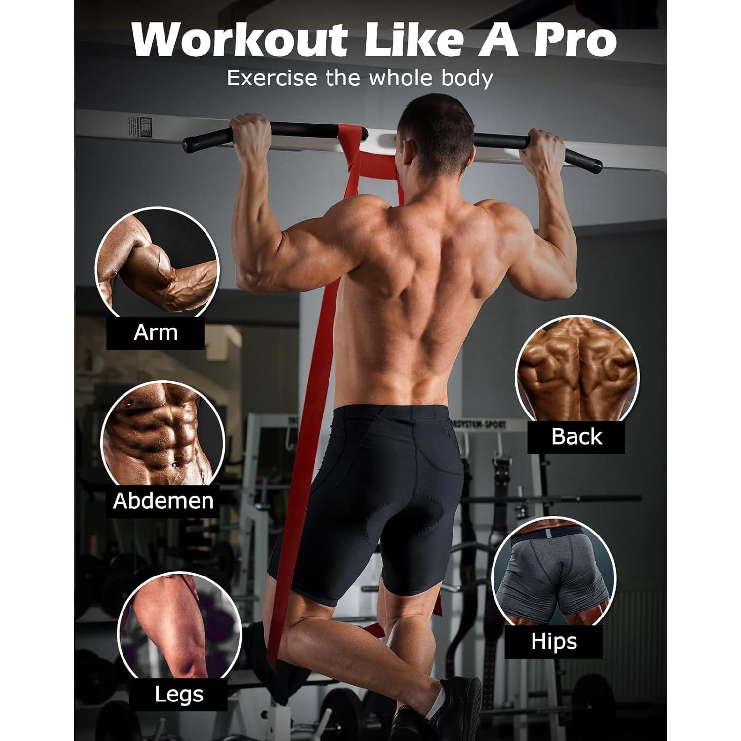 Bandas de Resistencia Zacro 5 Niveles para Ejercicio