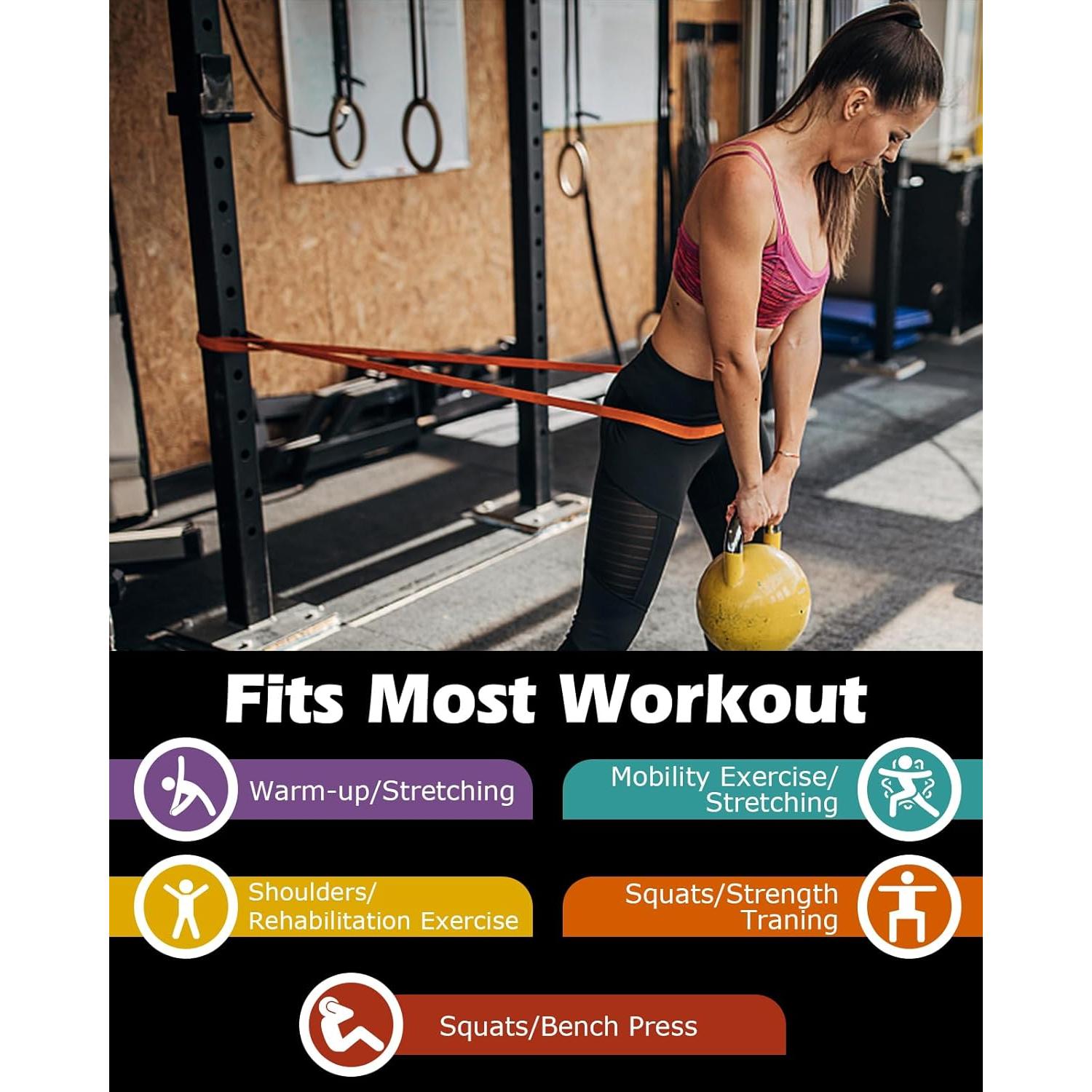 Bandas de Resistencia Zacro 5 Niveles para Ejercicio