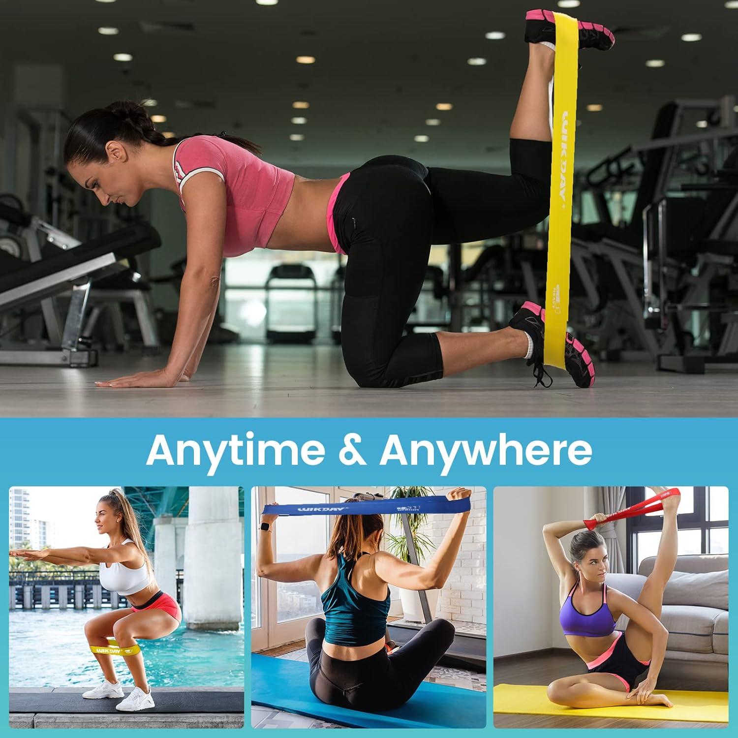 Bandas de Resistencia WIKDAY 5 Piezas para Ejercicio