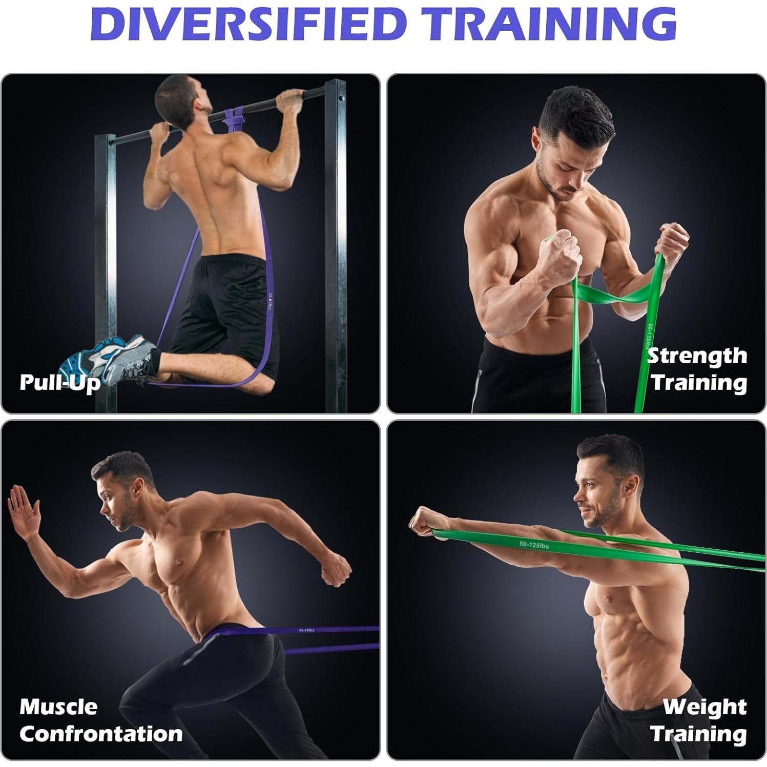 Bandas de Resistencia RBINITION 5 Niveles para Dominadas