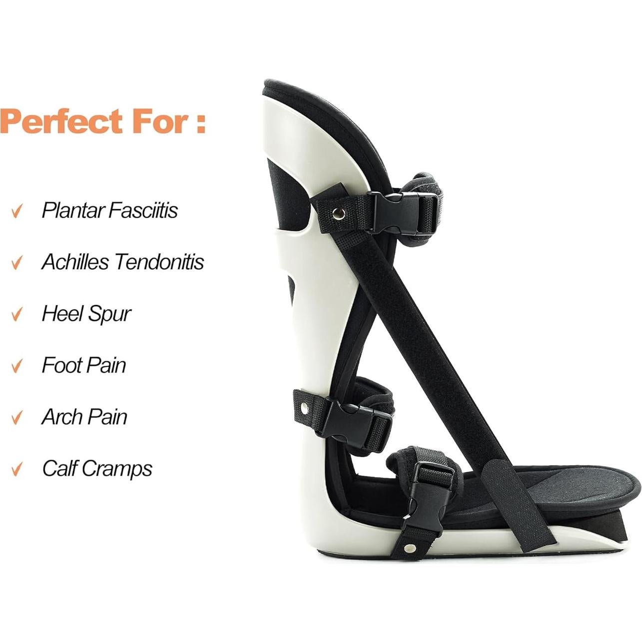 Férula Nocturna para Fascitis Plantar Honarry Grande Gris