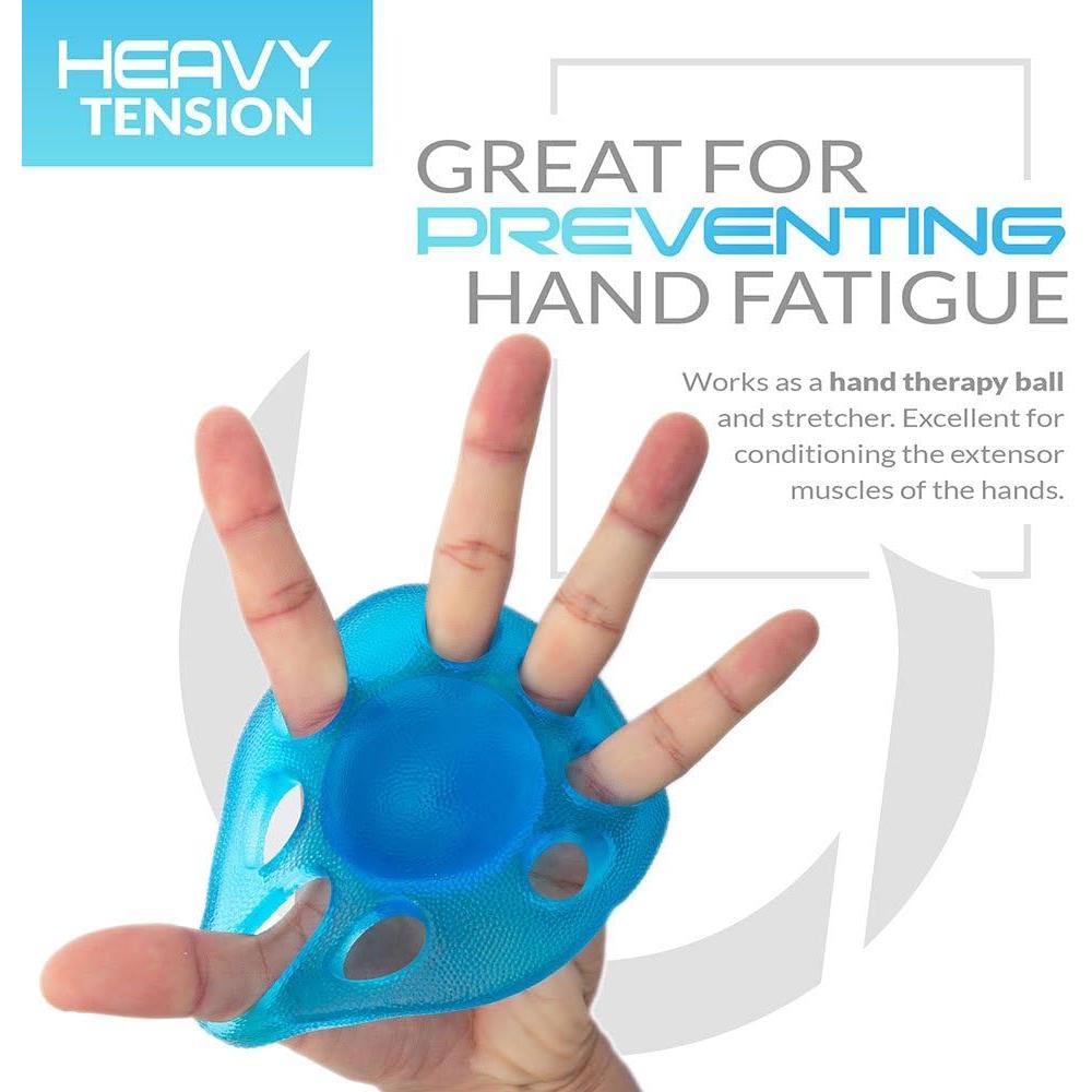 Fortalecedor de Manos Keepafit - 3 Tensiones de Silicona