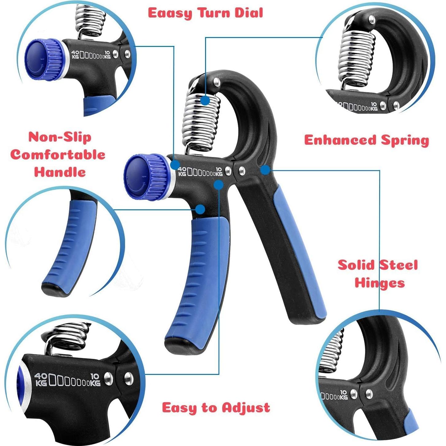 Entrenador de Fuerza de Agarre N1Fit 10-40 kg Ajustable