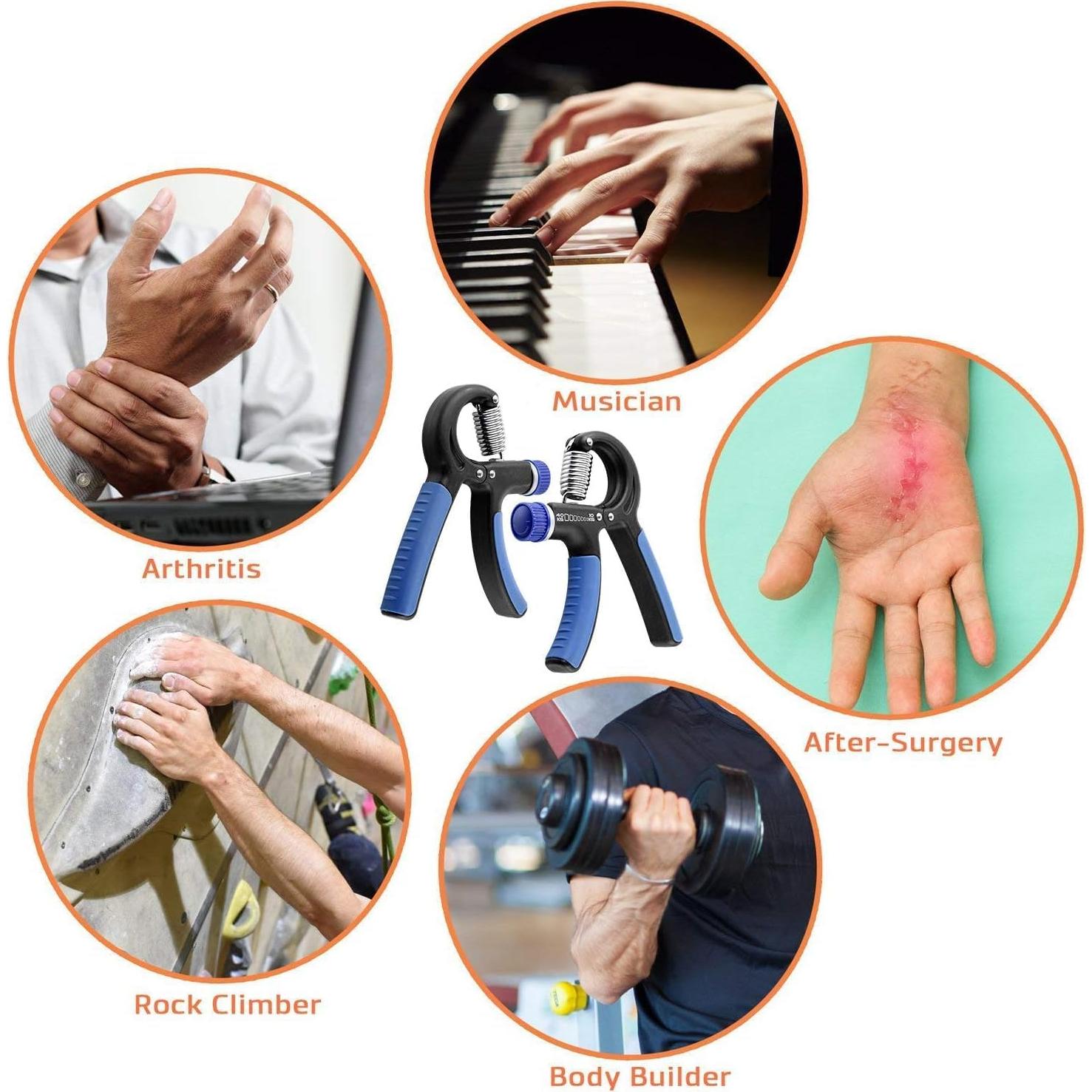 Entrenador de Fuerza de Agarre N1Fit 10-40 kg Ajustable