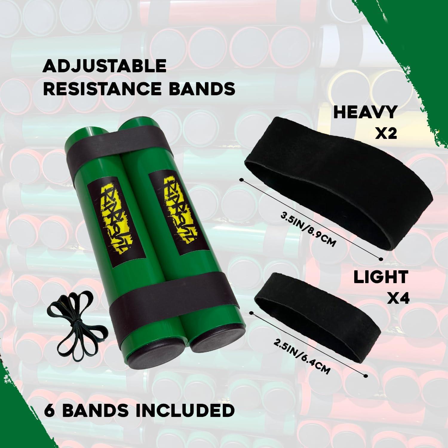 RipStick RipRight Equipo de Entrenamiento de Fuerza Verde/Negro