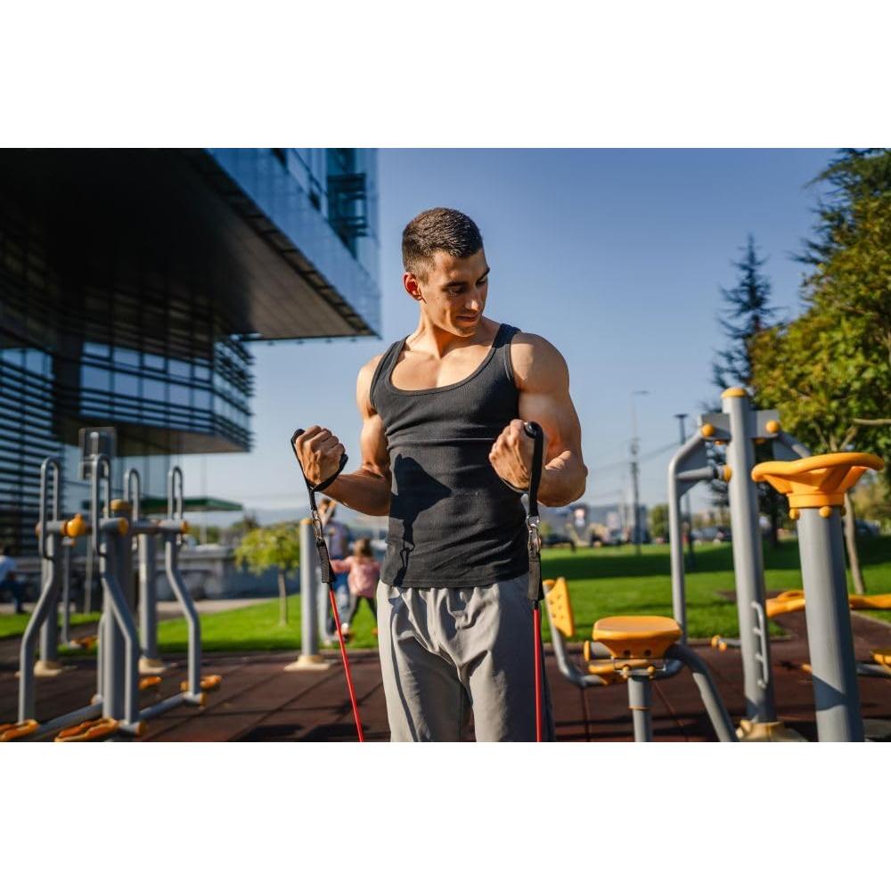 Bandas de Resistencia Genérico 200 LBS Ajustables para Ejercicio