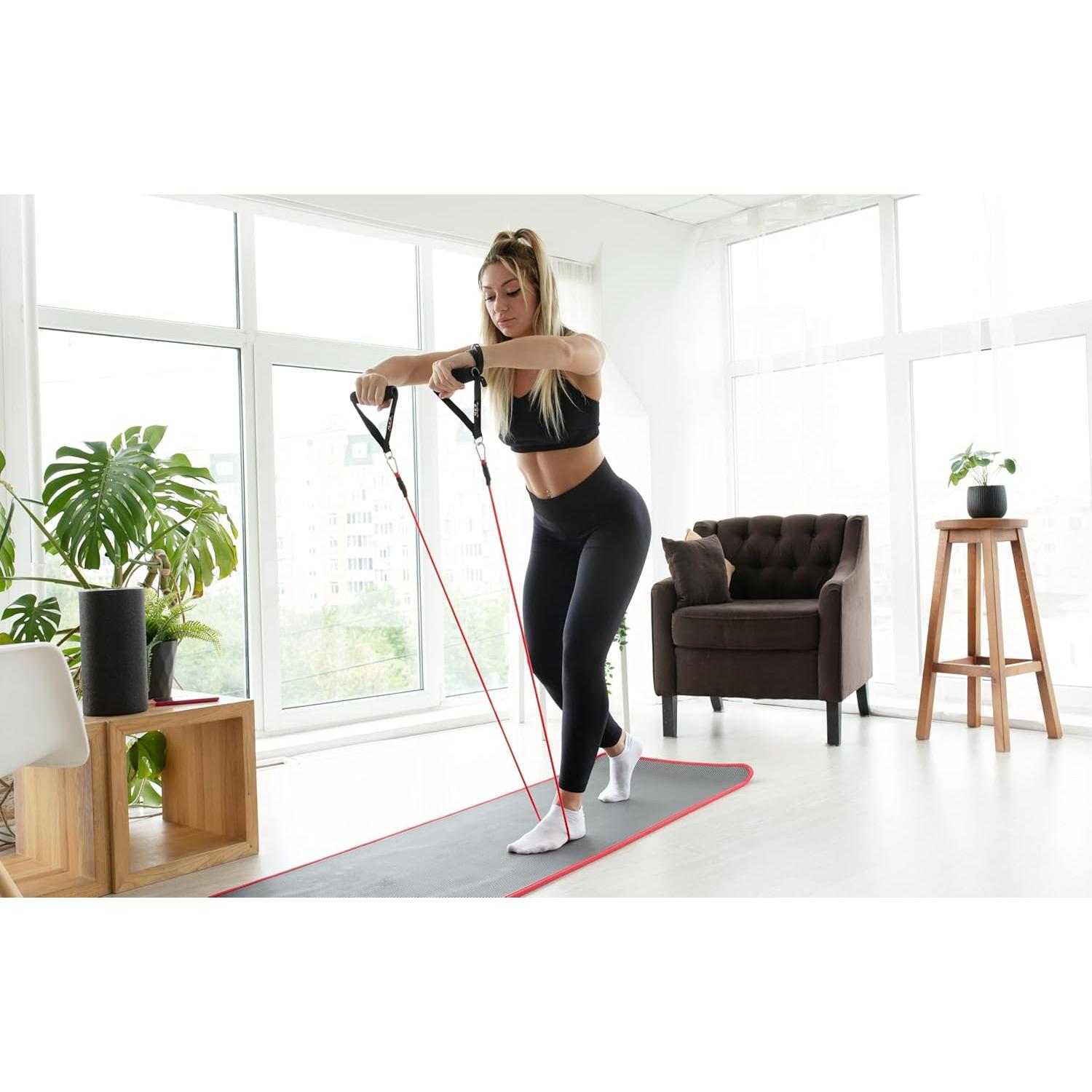 Bandas de Resistencia Genérico 200 LBS Ajustables para Ejercicio