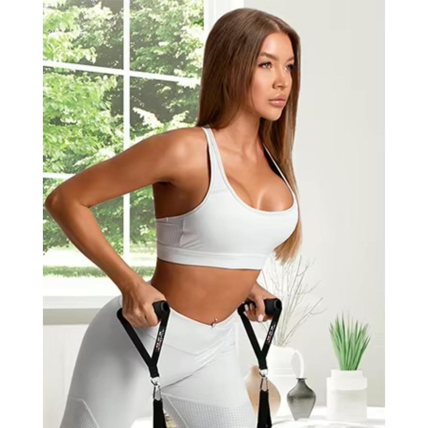 Bandas de Resistencia Genérico 200 LBS Ajustables para Ejercicio