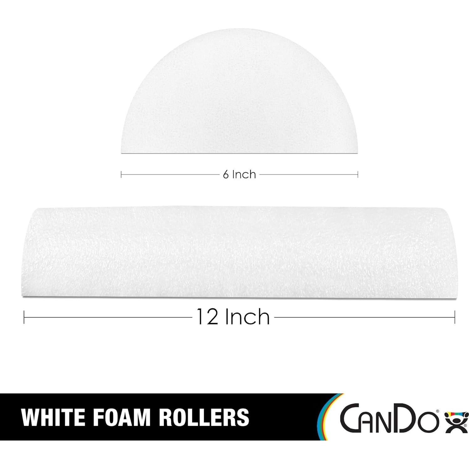 Rodillo de Espuma PE CanDo 15x30 cm para Ejercicio y Terapia