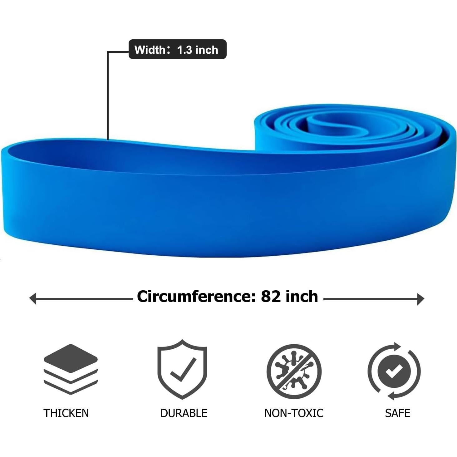 Bandas de Resistencia WSAKOUE para Pull Up 0.76 cm Azul