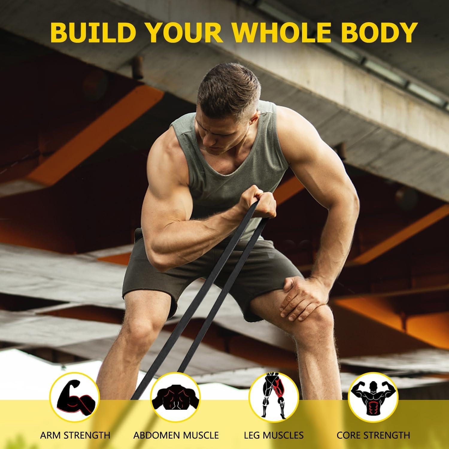 Bandas de Resistencia WSAKOUE para Pull Up 0.76 cm Azul