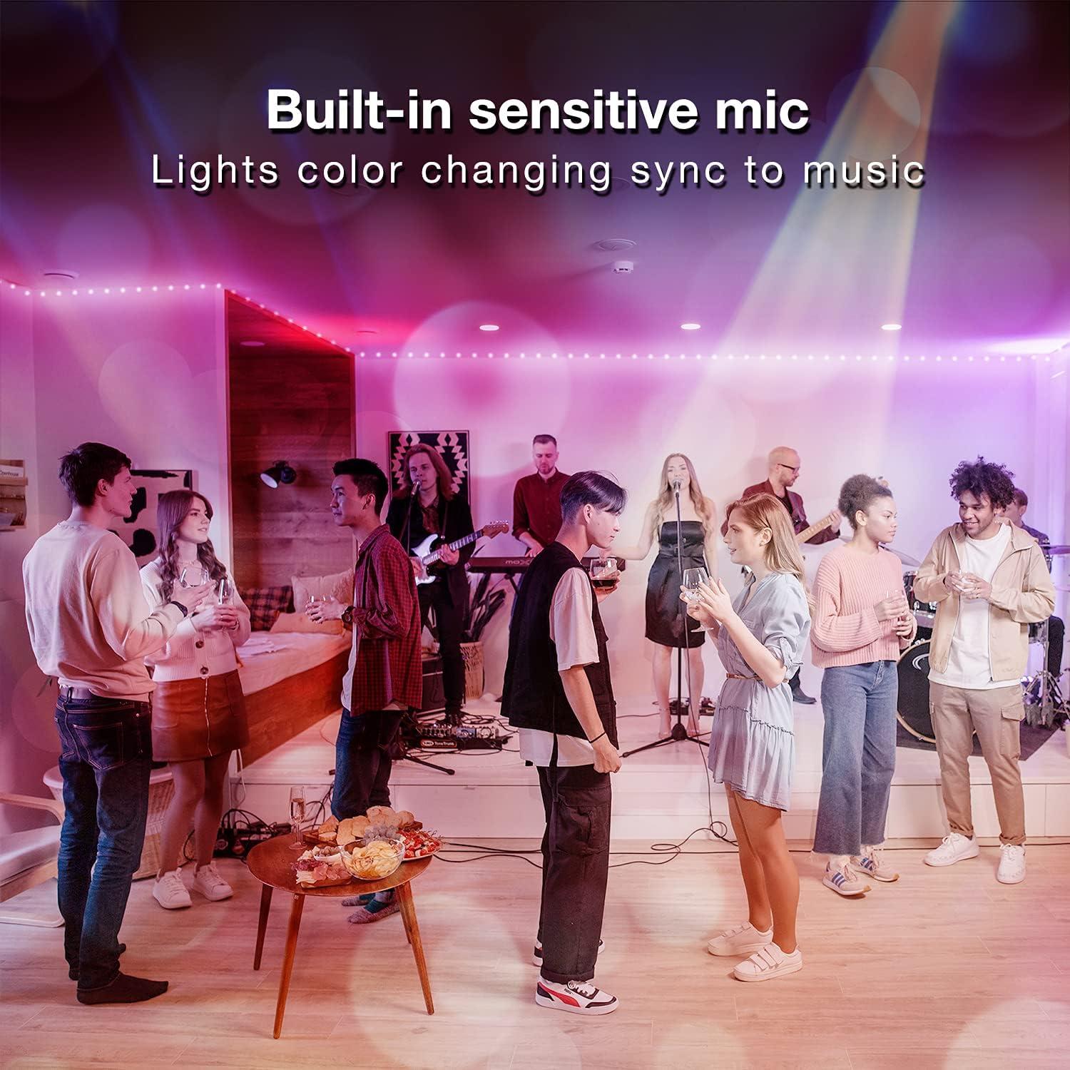 Tiras de Luz LED DAYBETTER 60.96 m Control Remoto RGB