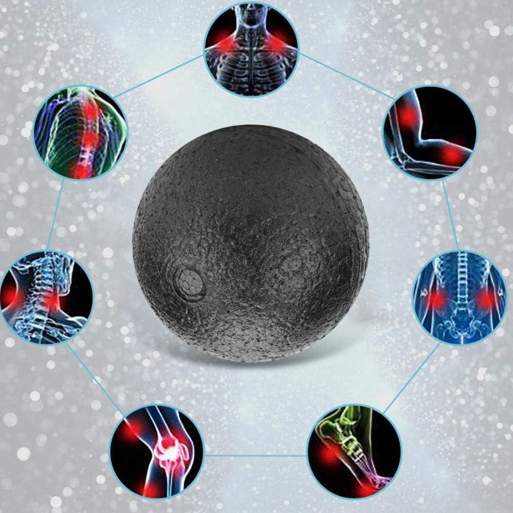 Bola de Masaje de Espuma Mxzzand 10cm Negra para Yoga
