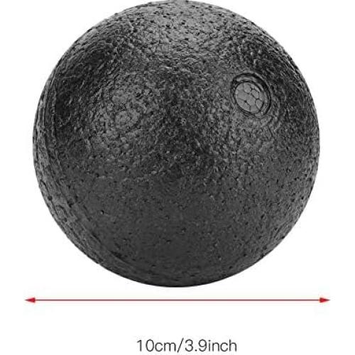 Bola de Masaje de Espuma Mxzzand 10cm Negra para Yoga