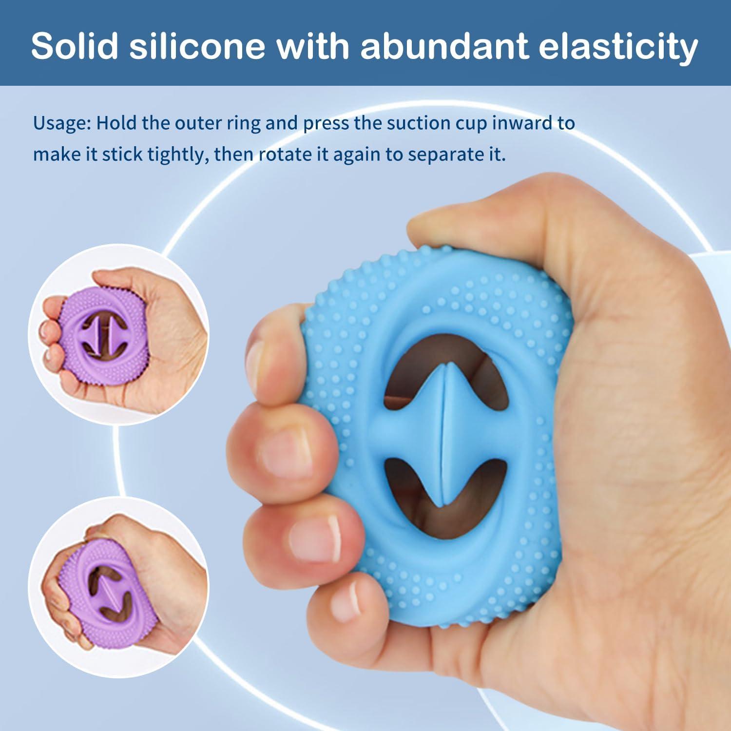 Fortalecedor de Agarre de Mano SooGree - 2 Piezas Silicona