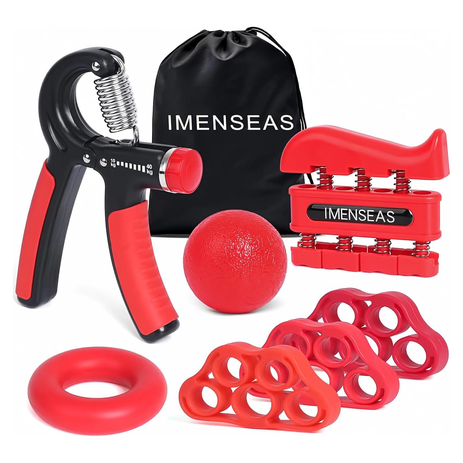 Entrenador de Fuerza de Agarre IMENSEAS 7 Paquetes Ajustable