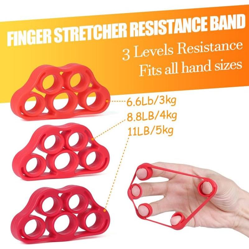 Entrenador de Fuerza de Agarre IMENSEAS 7 Paquetes Ajustable