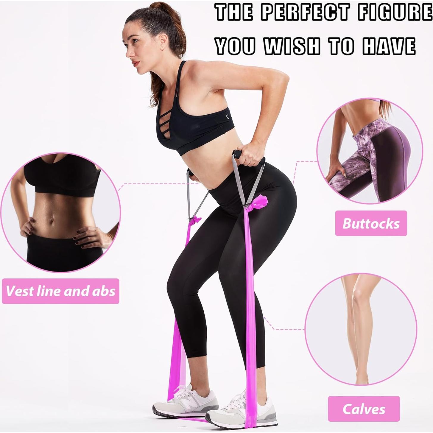 Bandas de Resistencia Hshbxd 5 Niveles 150cm Ecológicas