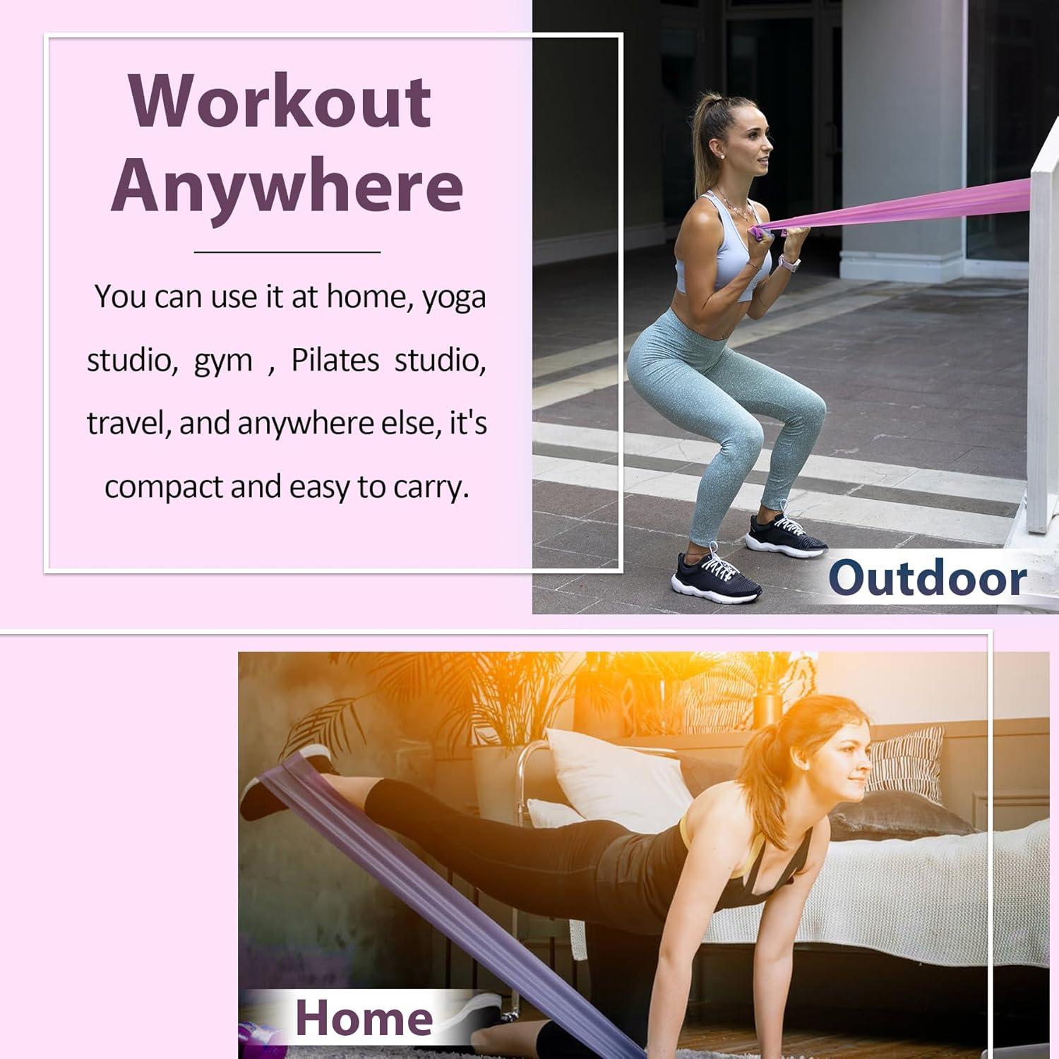 Bandas de Resistencia Hshbxd 5 Niveles 150cm Ecológicas