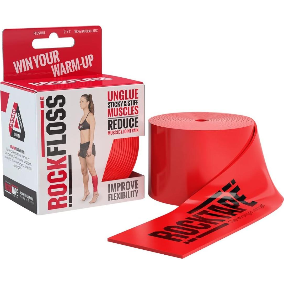 RockTape RockFloss Banda de Movilidad 5,08 cm Rojo