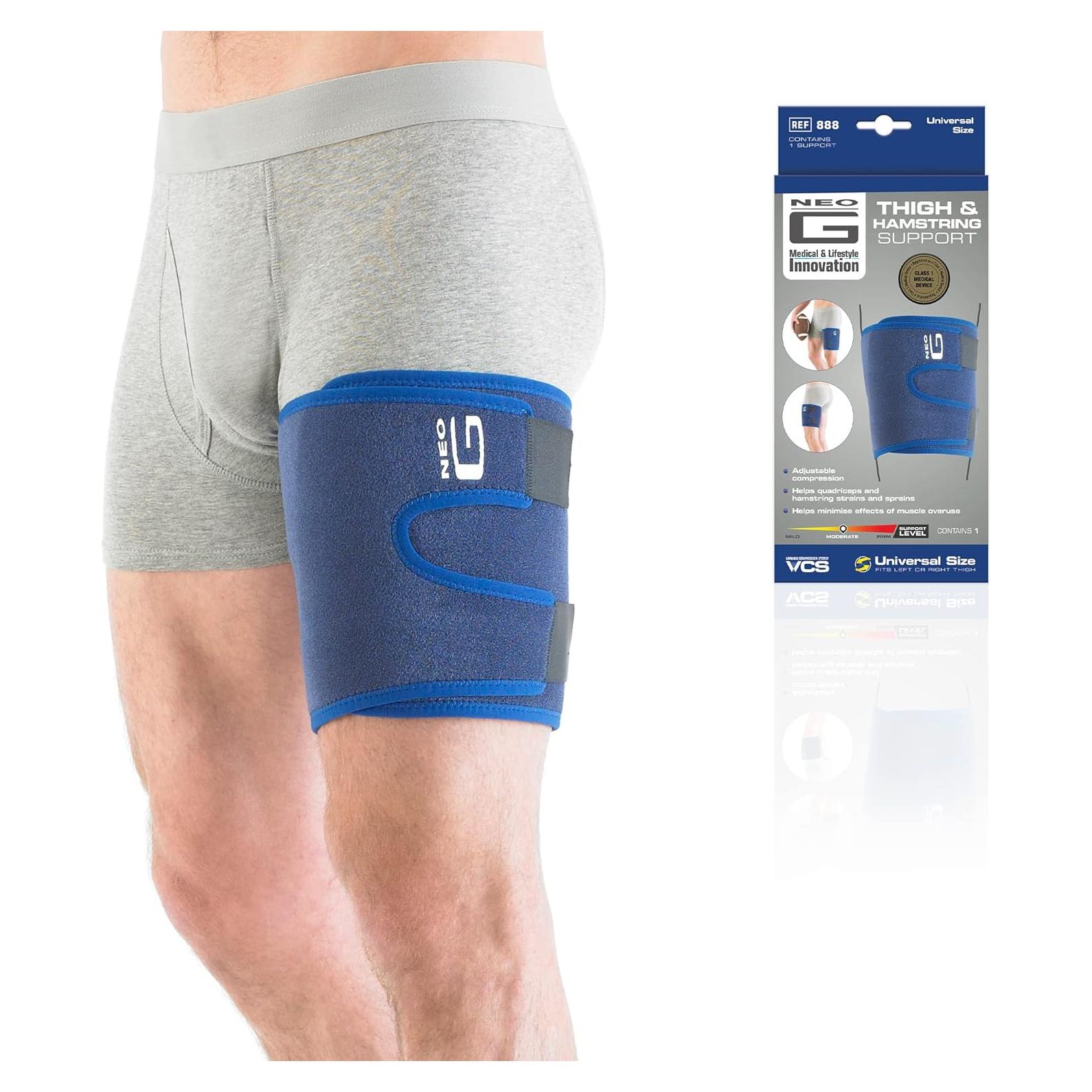 Soporte de Muslo Neo-G Ajustable para Isquiotibiales y Cuádriceps