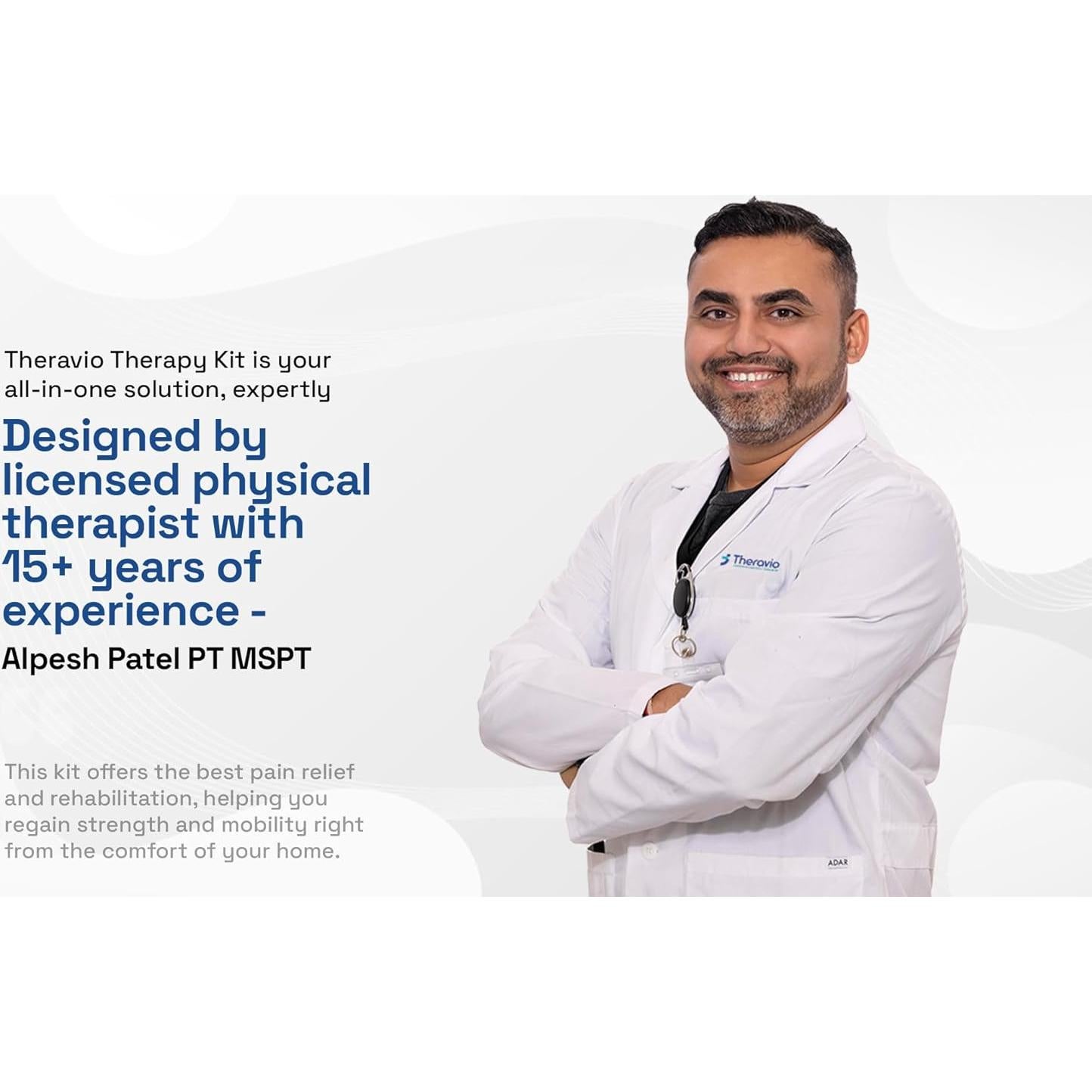 Kit de Terapia de Mano Theravio - Fortalecedor de Agarre y Dedos