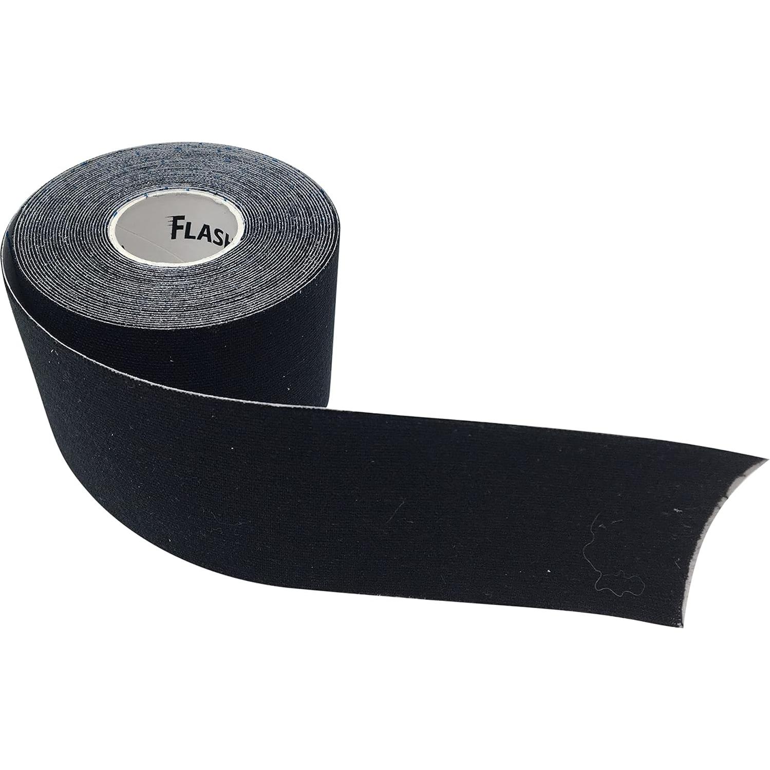 Cinta de Kinesiología Flash-Aid 5,08 cm x 4,88 m Negra