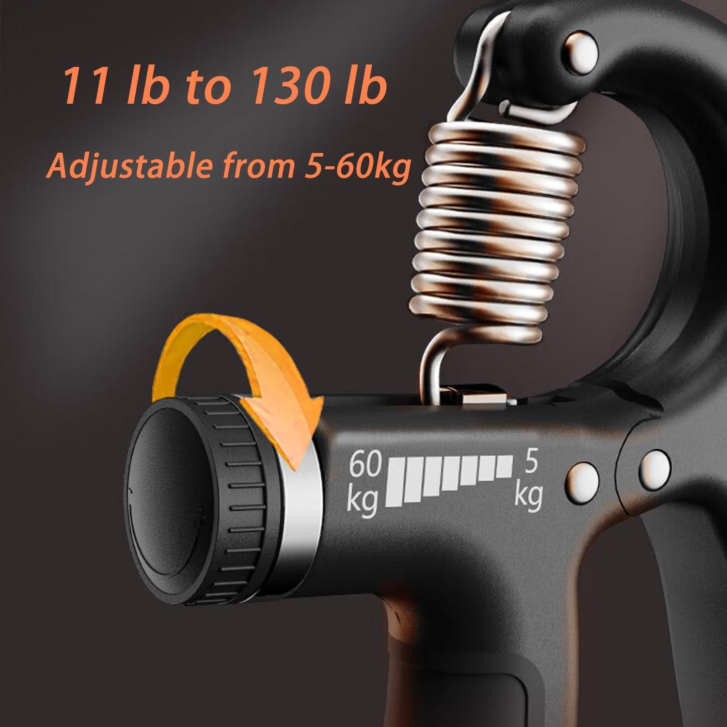 Entrenador de agarre SPDTECH ajustable 5-60kg con contador