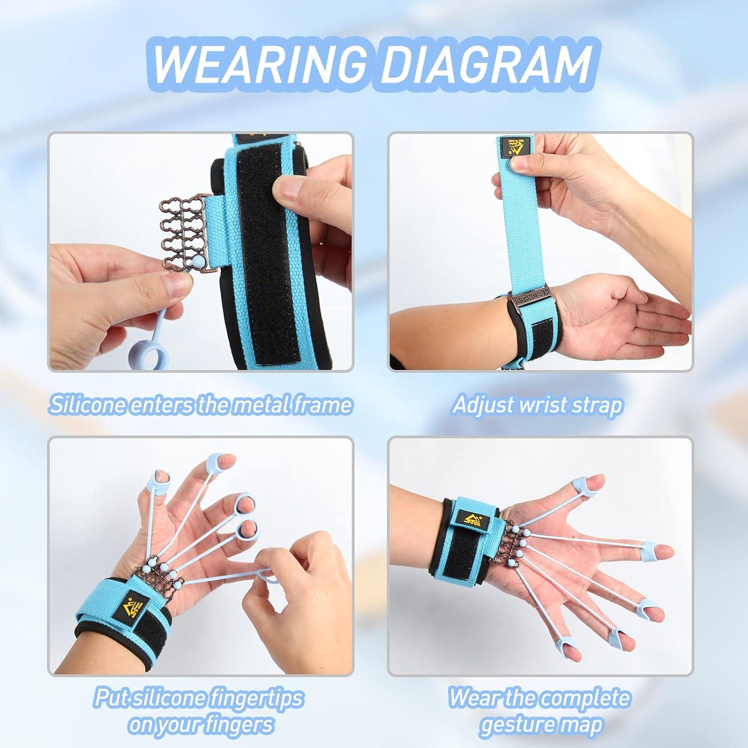 Ejercitador de Dedos Ootku con 3 Niveles de Resistencia