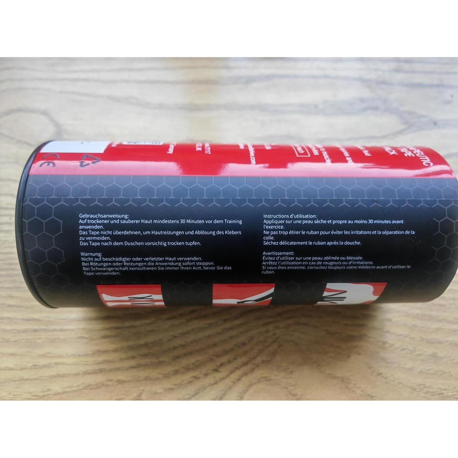 Cinta de Kinesiología FlexU Rosa - 40 Tiras Pre-Cortadas