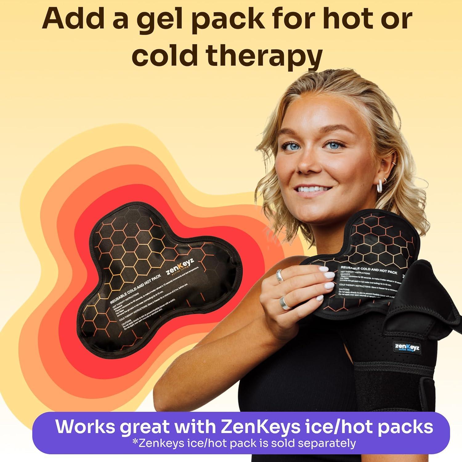 Faja para Hombro ZENKEYZ Neopreno Grande/Extra Grande Negro