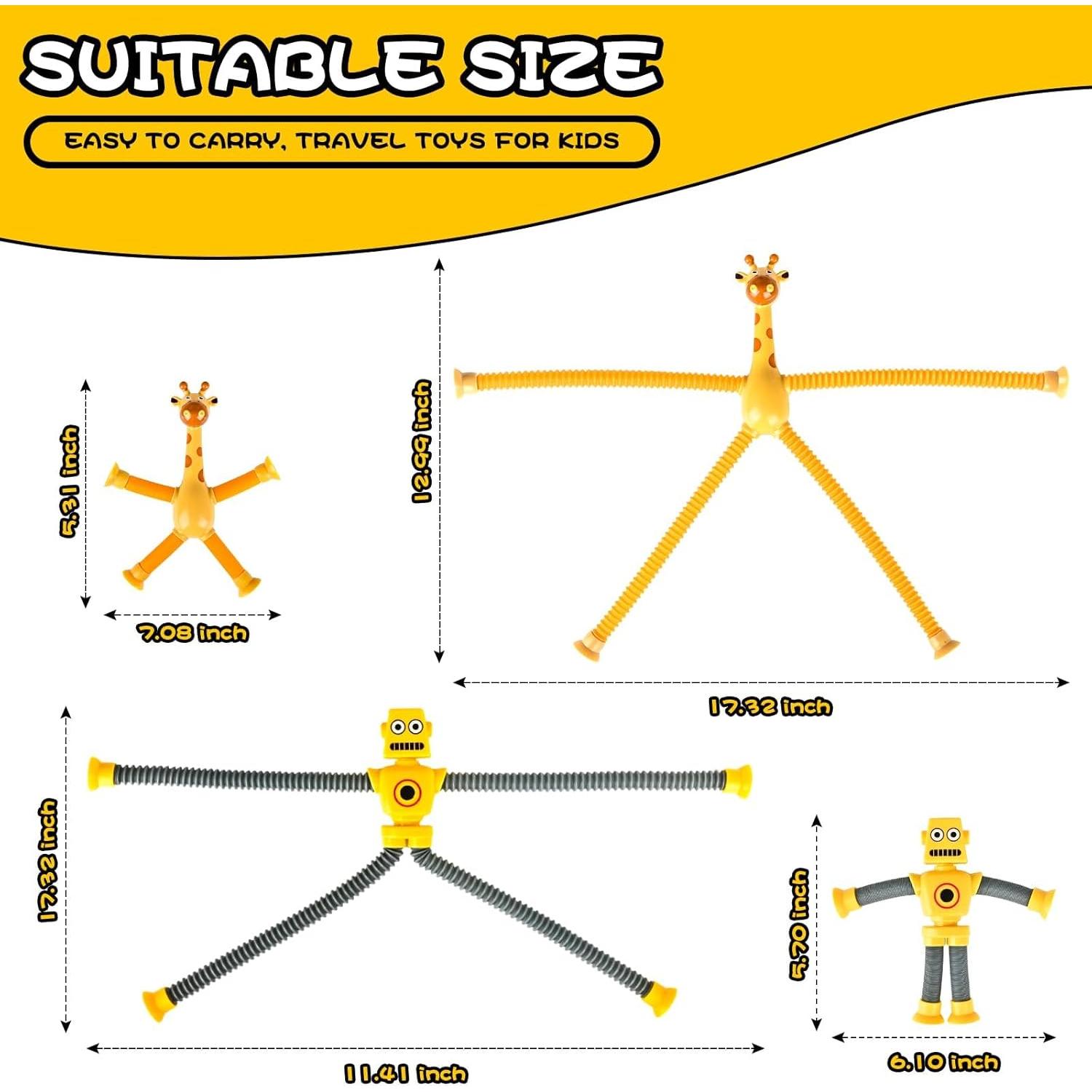Juguete Robot Sensorial CHESLICR 4 Piezas para Niños