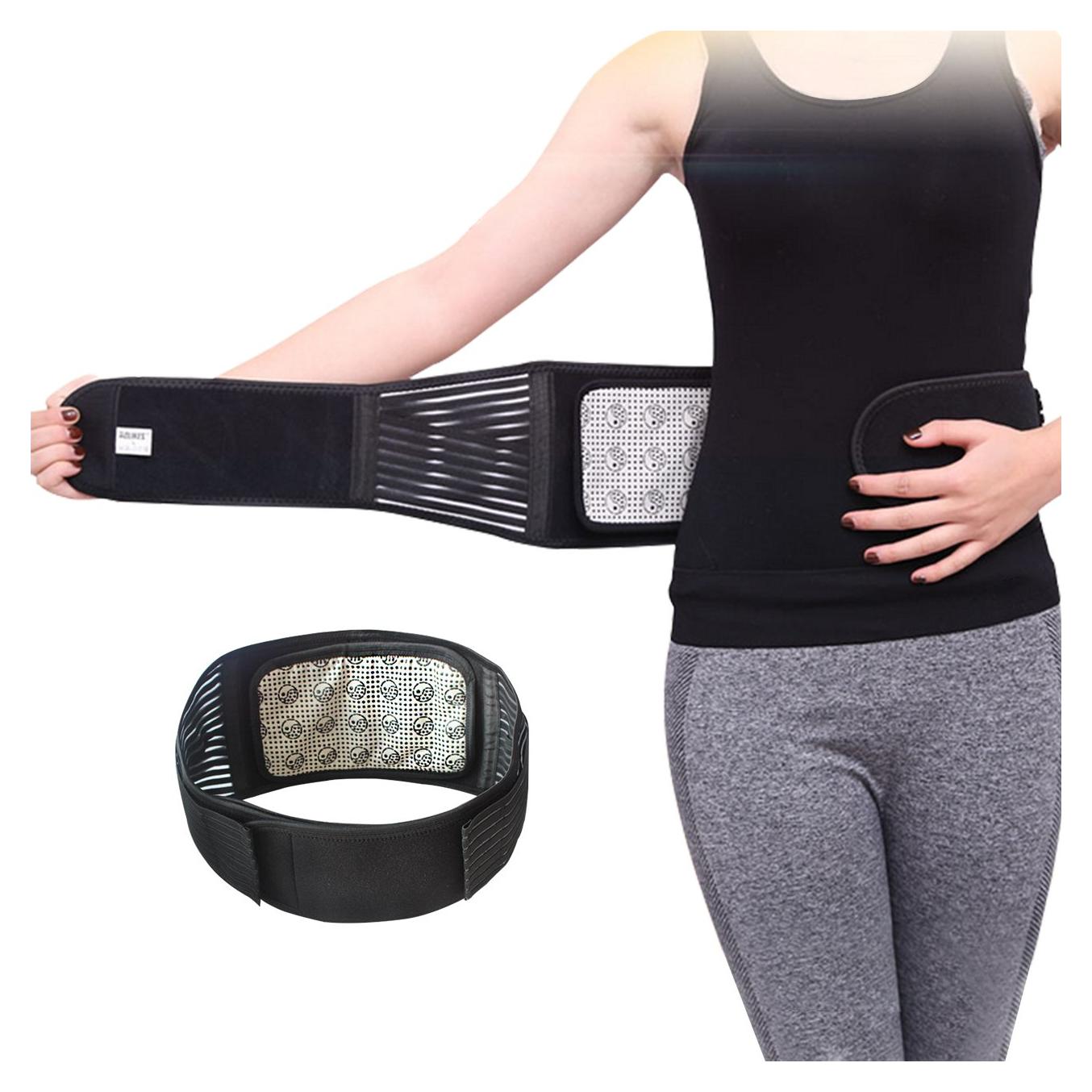 Soporte Lumbar MAIBU Ajustable Autocalentable para Dolor