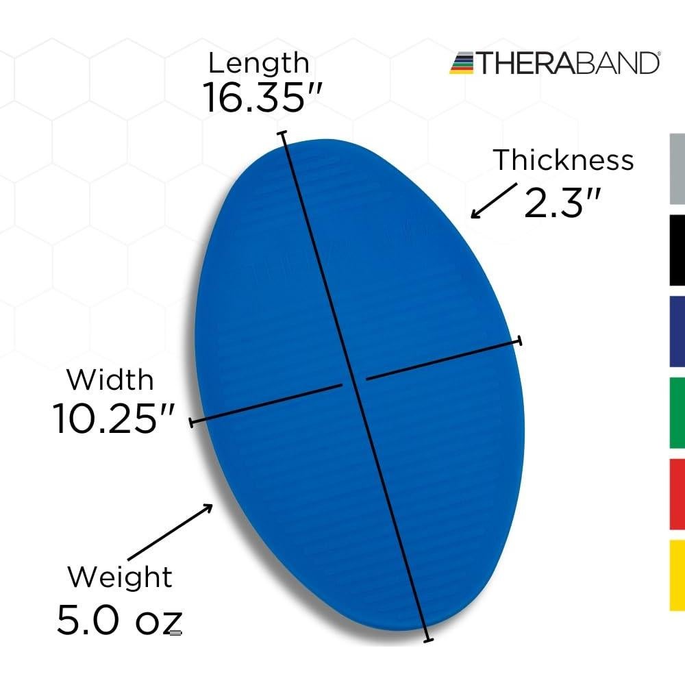 Almohadilla de Equilibrio THERABAND Azul Intermedio 40,6x22,9cm