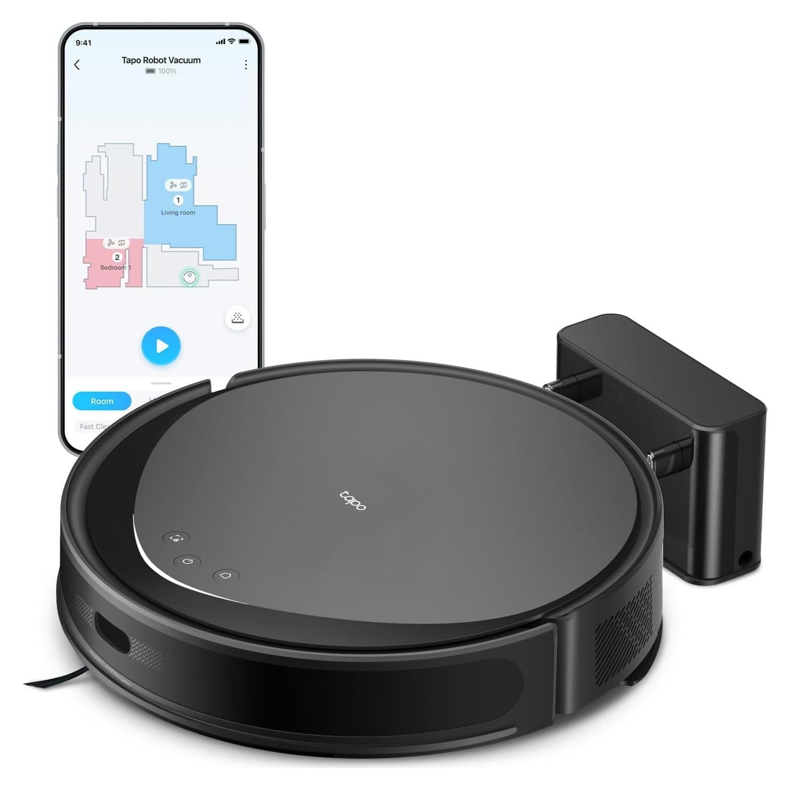 Robot Aspirador Tapo RV20 Max 2 en 1 con Navegación LiDAR