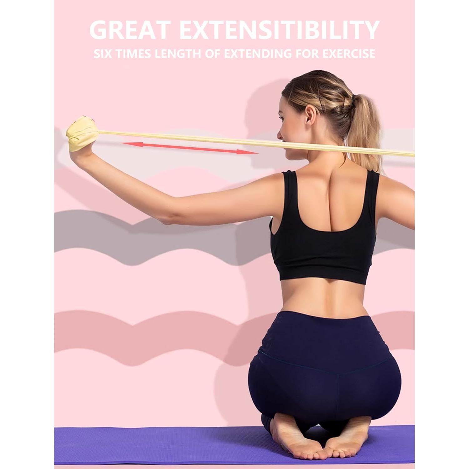 Juego de Bandas de Resistencia HAFITH Amarillo Vigor