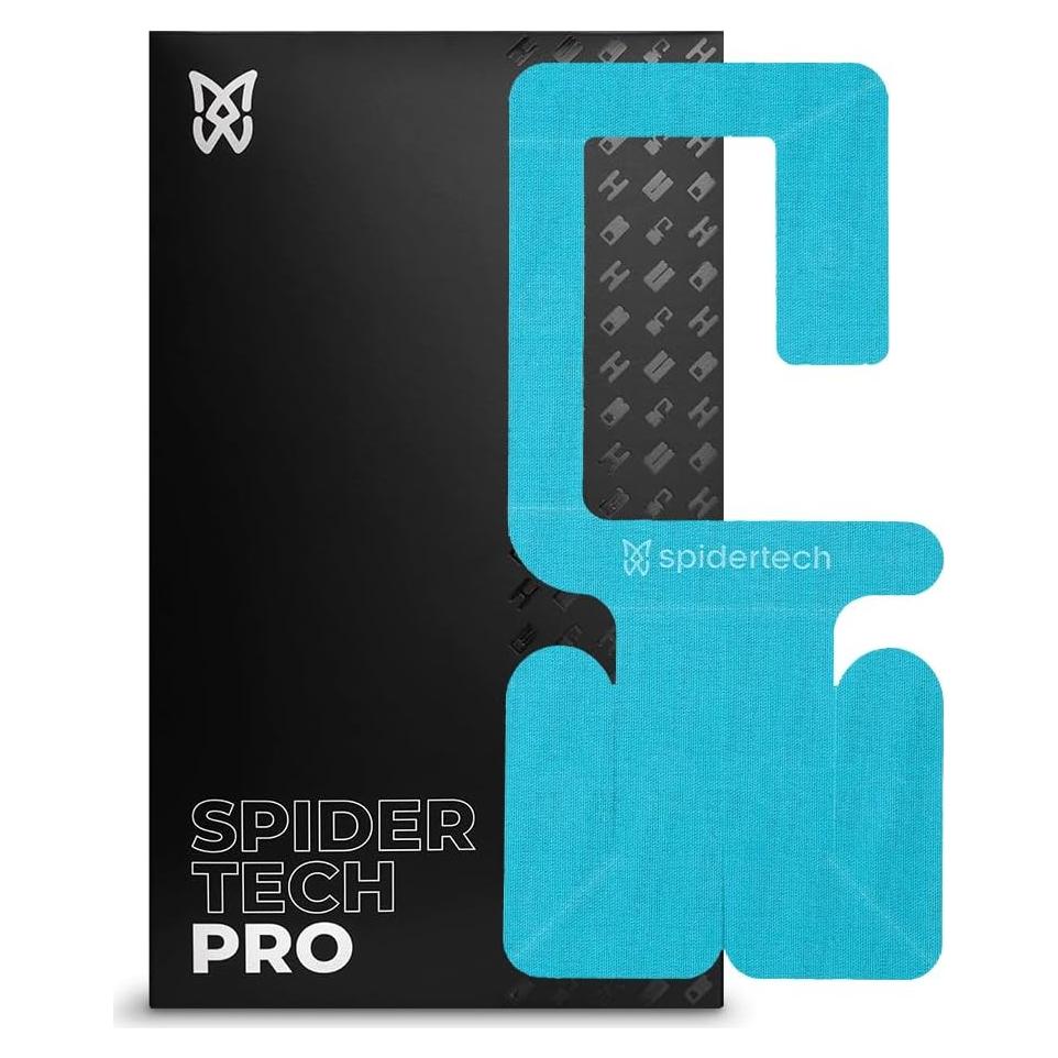 Cinta Kinesiológica Spidertech Pre-Cortada Hombro Azul 4 Unidades