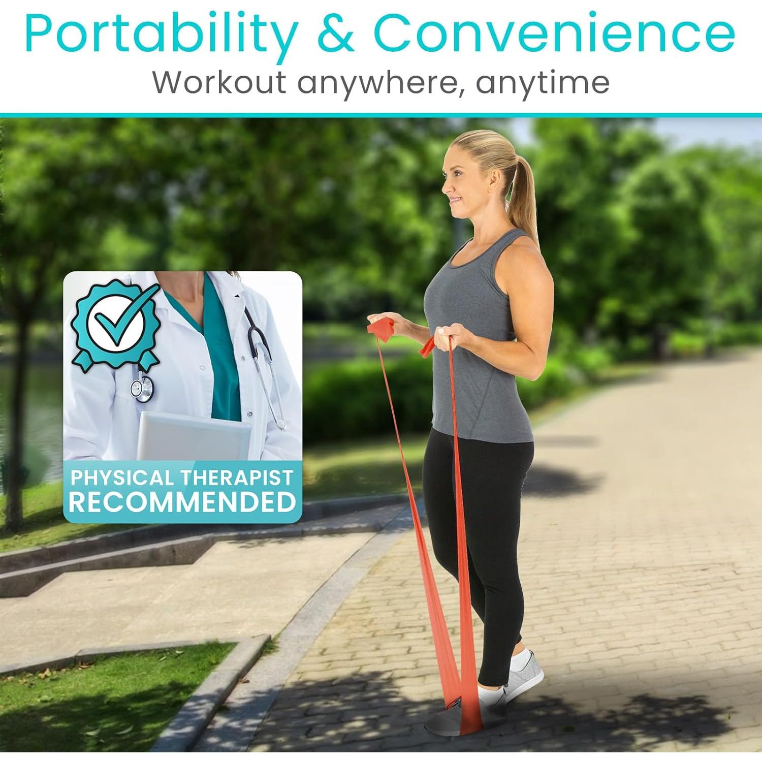 Banda de Resistencia Vive 22,86 m Sin Látex para Ejercicio