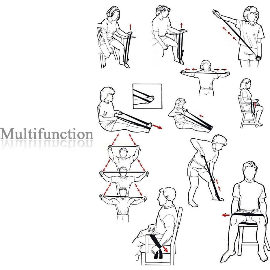 Banda de Resistencia KYLIN SPORT 15-35LBS Rojo 104cm