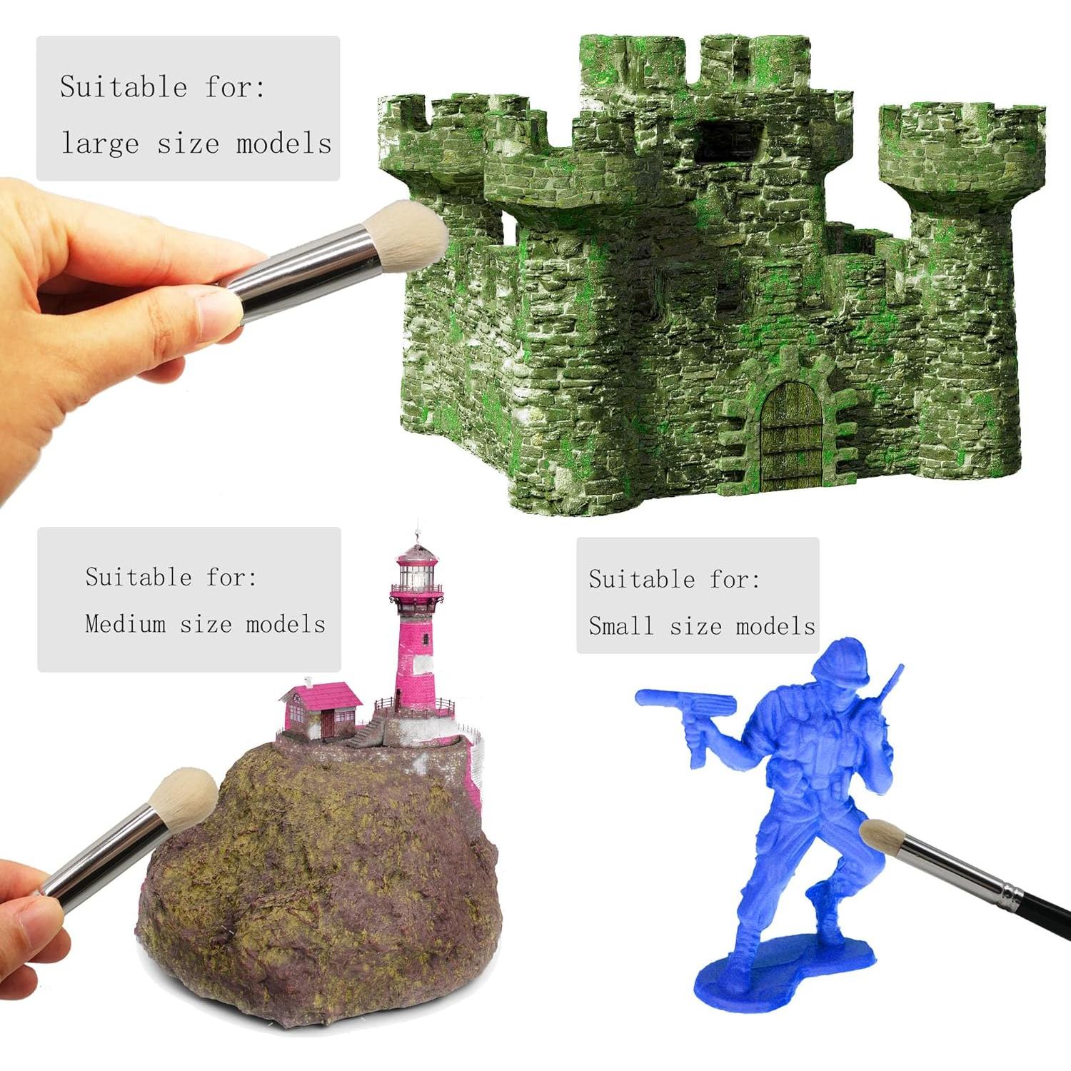 Juego de Pinceles Sdanart 10 PCS para Pintura Detallada