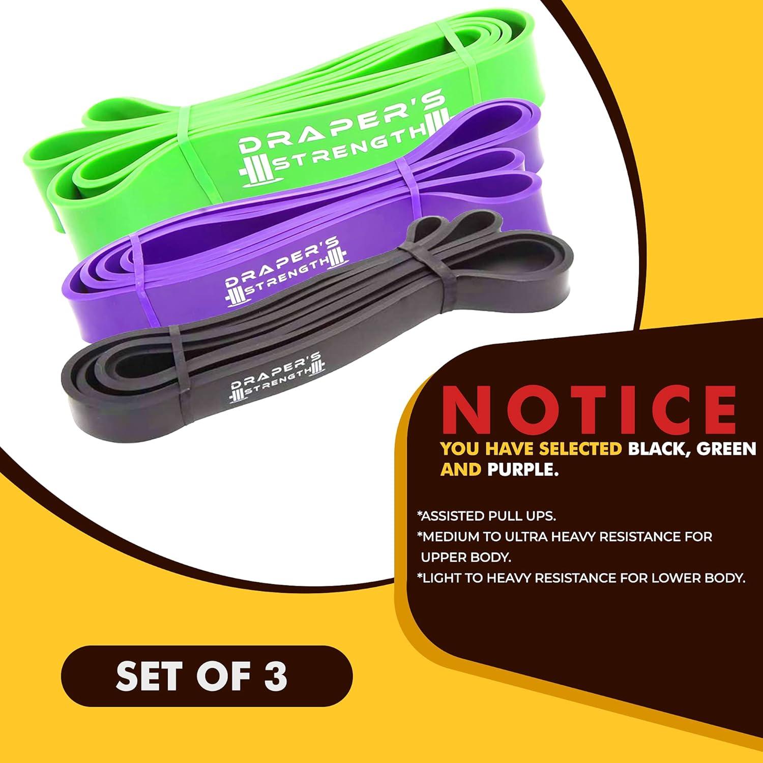 Bandas de Resistencia Draper's Strength Juego de 3 Unidades