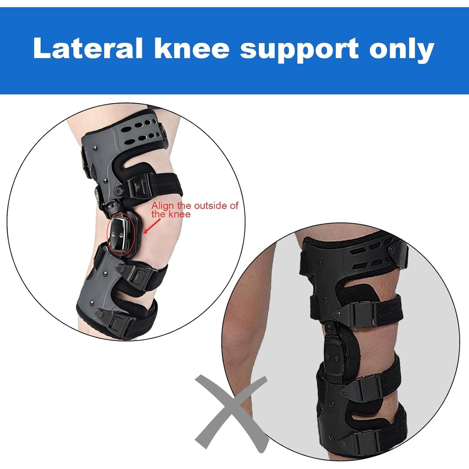 Rodillera Descompresora OA EZWORK para Alivio de Dolor Rodilla