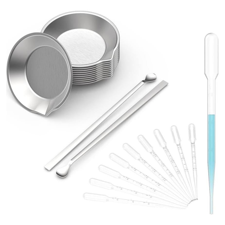 DIYESMART Juego de 12 bandejas y 10 goteros para pintura